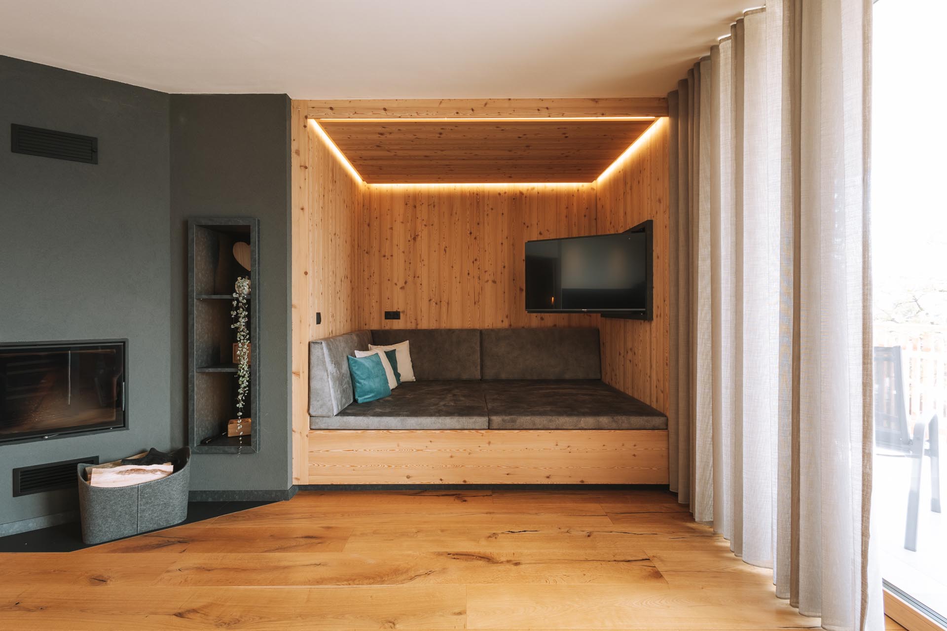 Rosmarin Lodge im Kohlbrennerhof Mölten Südtirol